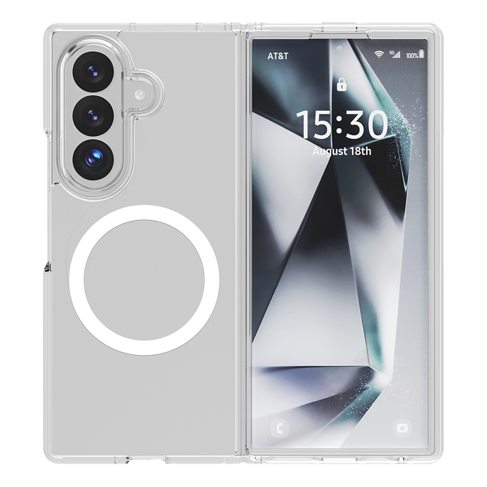 Чехол ArmorStandart Clear MagCase для Samsung Fold8 Ultra 5G Transparent (ARM91545) фото