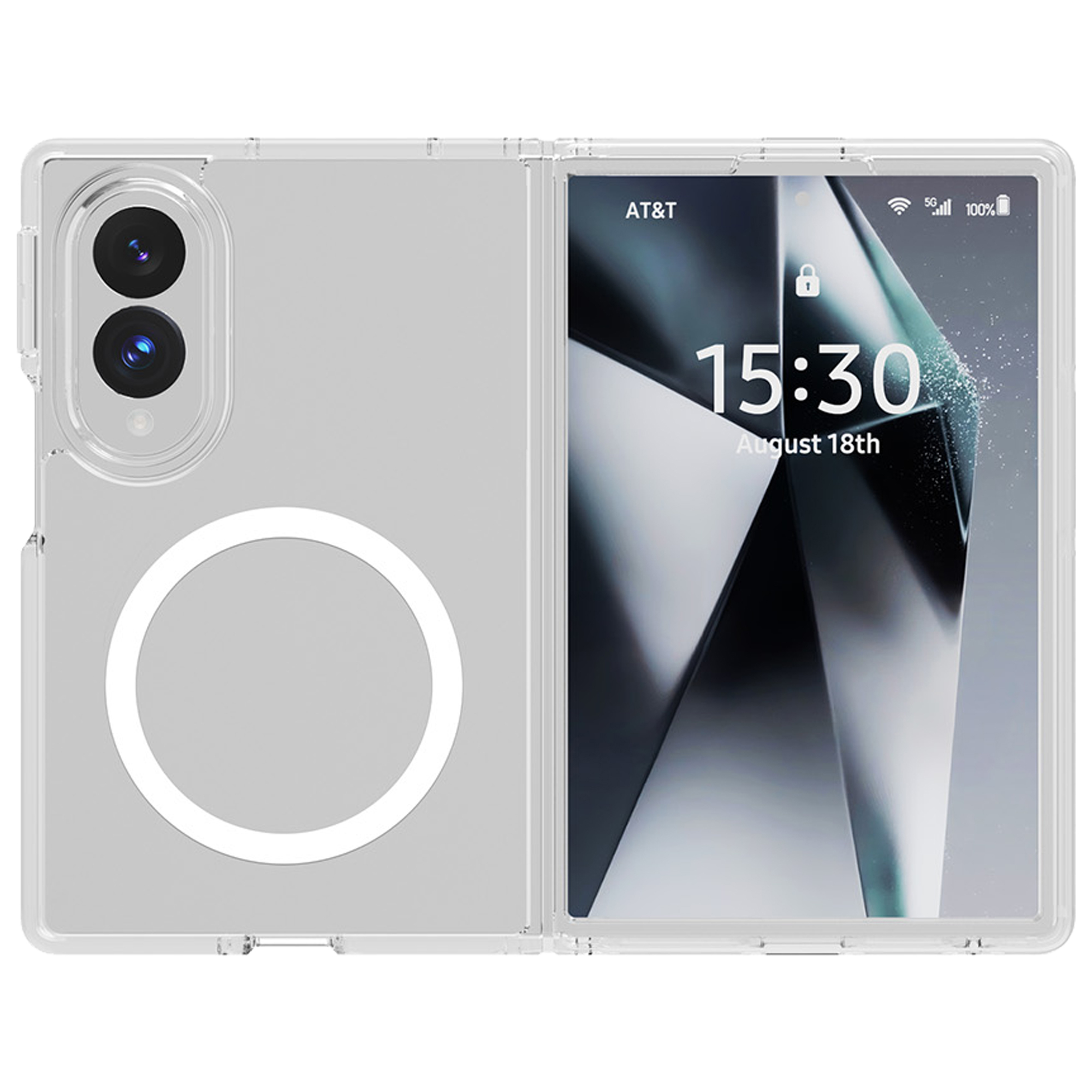 Чехол ArmorStandart Clear MagCase для Samsung Fold8 5G Transparent (ARM91546) фото5