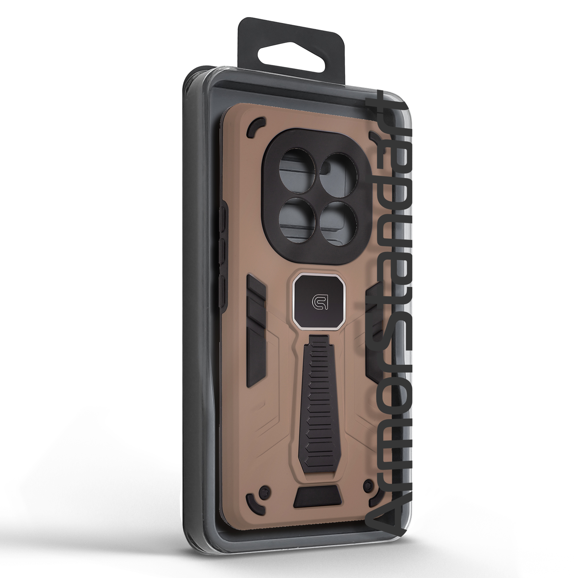 Чехол ArmorStandart Proover для Xiaomi Redmi Note 14 Pro+ 5G Brown (ARM85795) фото3