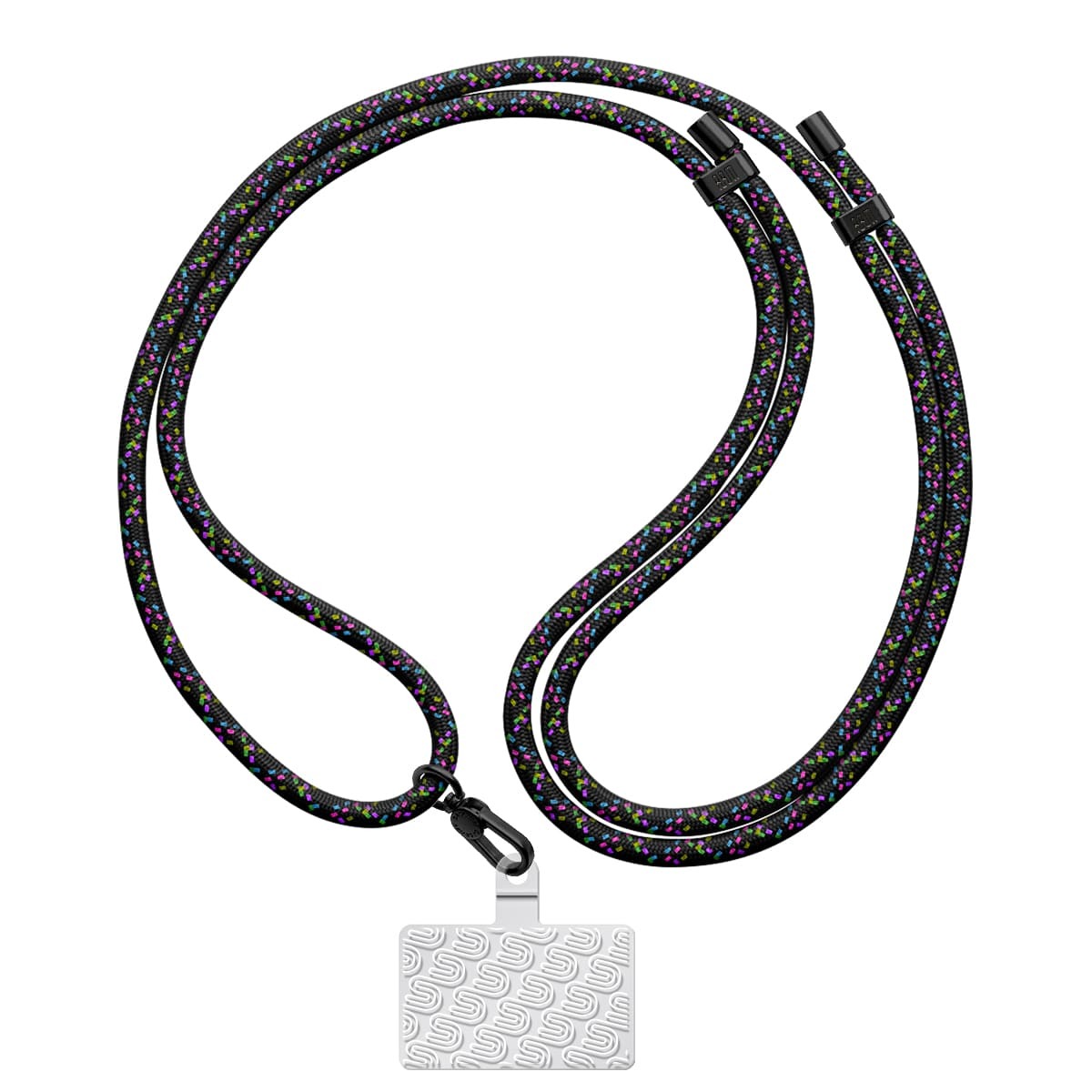 Ремінець для смартфону ArmorStandart Rope Black Royalty with Clear holder (ARM76093) фото