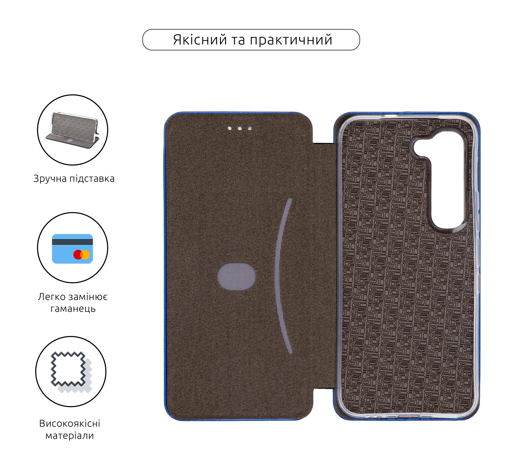 Чехол-книжка ArmorStandart G-Case для Infinix Hot 60 Pro 4G Blue (ARM88693) фото