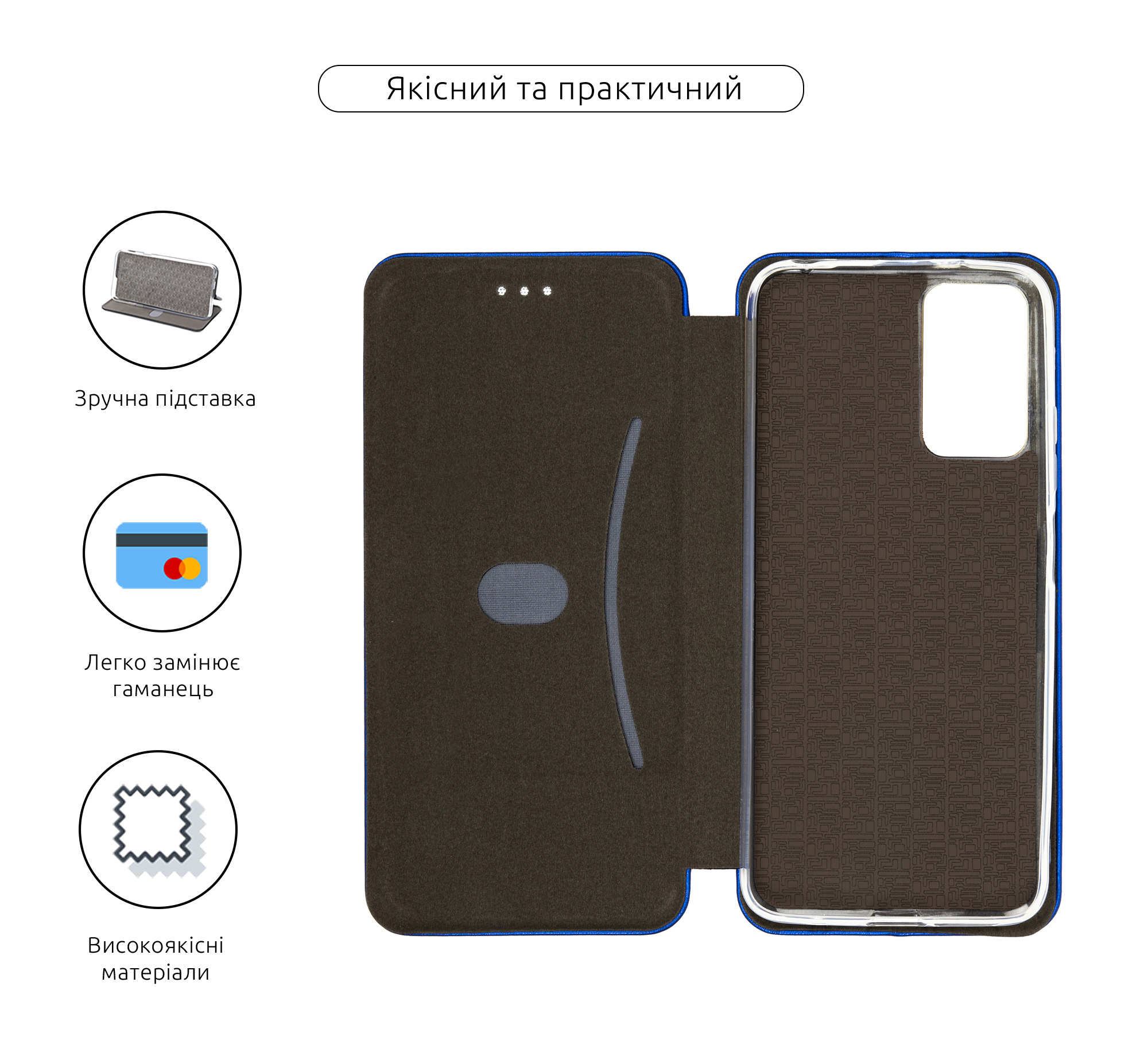 Чехол-книжка ArmorStandart G-Case для Xiaomi Redmi Note 12S 4G Blue (ARM67508) фото