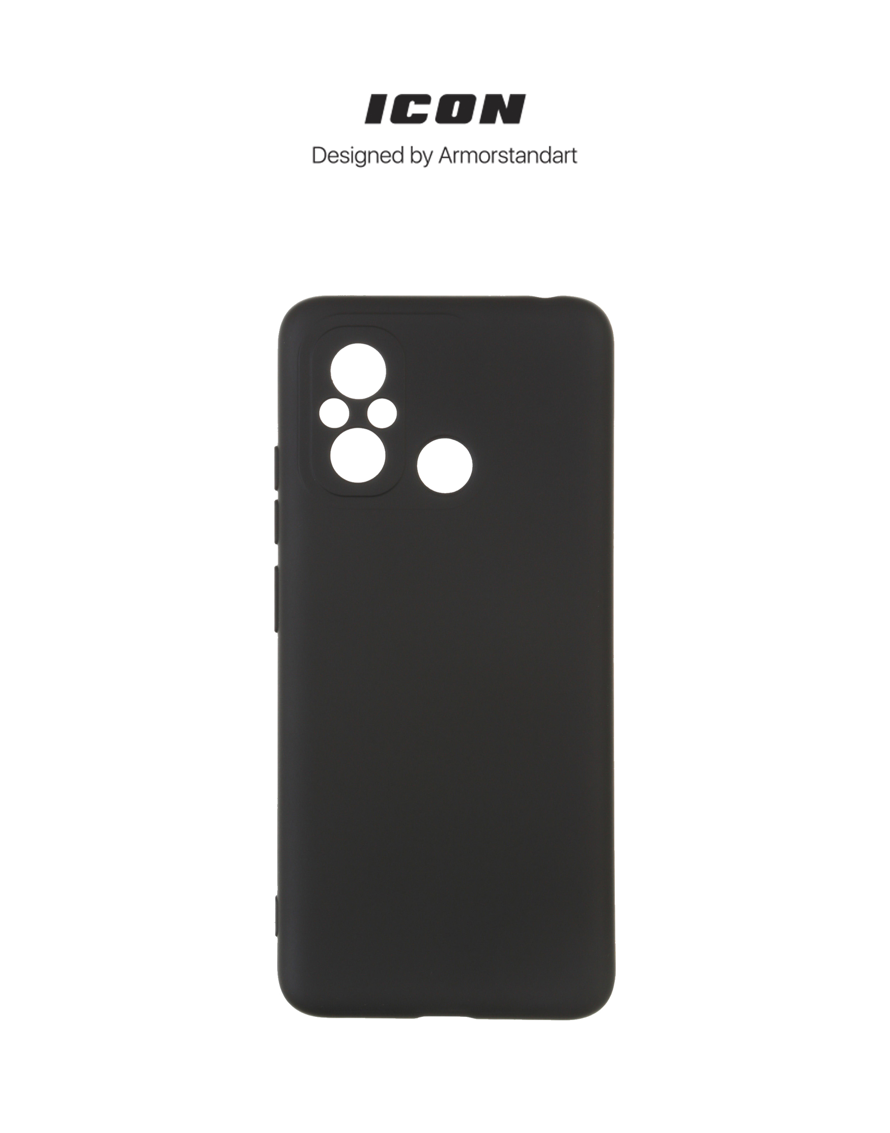 Чехол ArmorStandart ICON для Xiaomi Redmi 12С / 11A Camera cover Black (ARM65965) фото