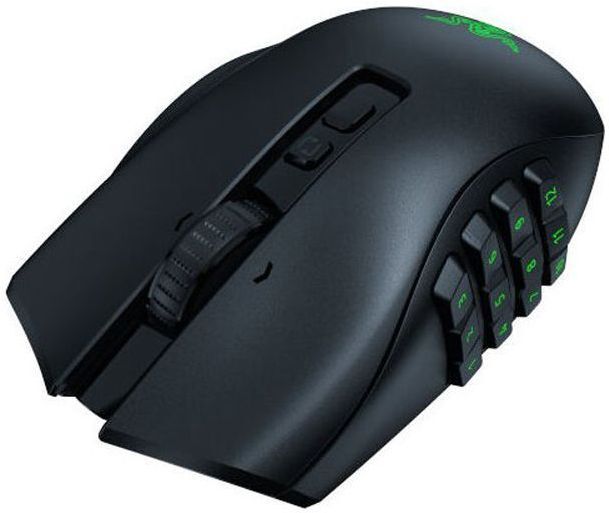 Игровая мышь Razer Naga V2 Hyperspeed Bluetooth/Wireless Black (RZ01-04400100-R3G1) фото2