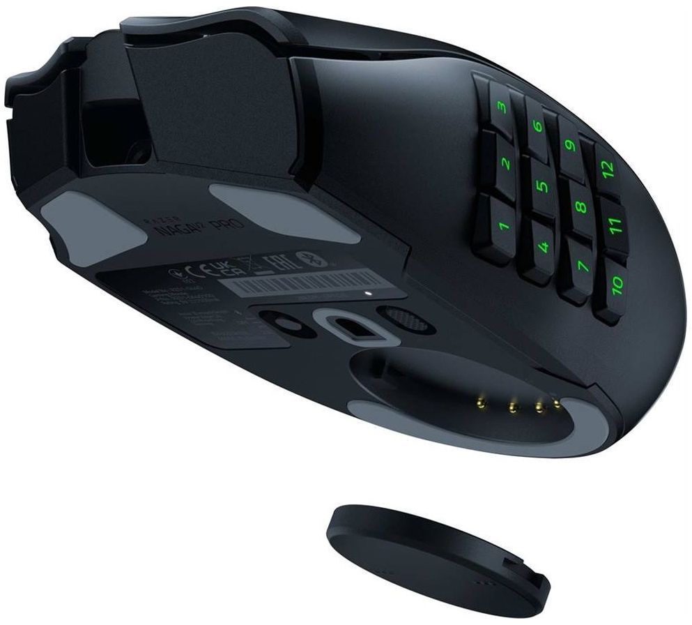 Игровая мышь Razer Naga V2 Hyperspeed Bluetooth/Wireless Black (RZ01-04400100-R3G1) фото9