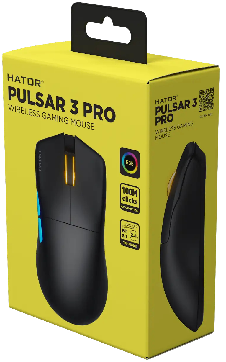 Игровая мышь Hator Pulsar 3 Pro Wireless Black (HTM640) фото6