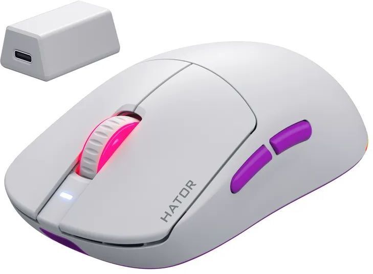 Ігрова миша Hator Quasar 3 Ultra 8K Wireless White (HTM771) фото6