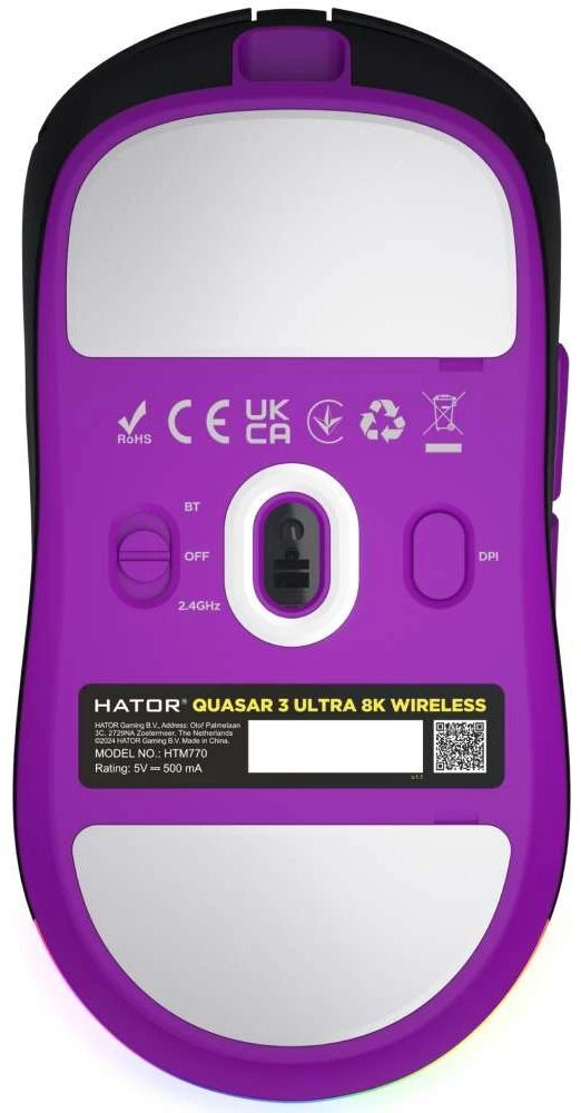Игровая мышь Hator Quasar 3 Ultra 8K Wireless Black (HTM770) фото7