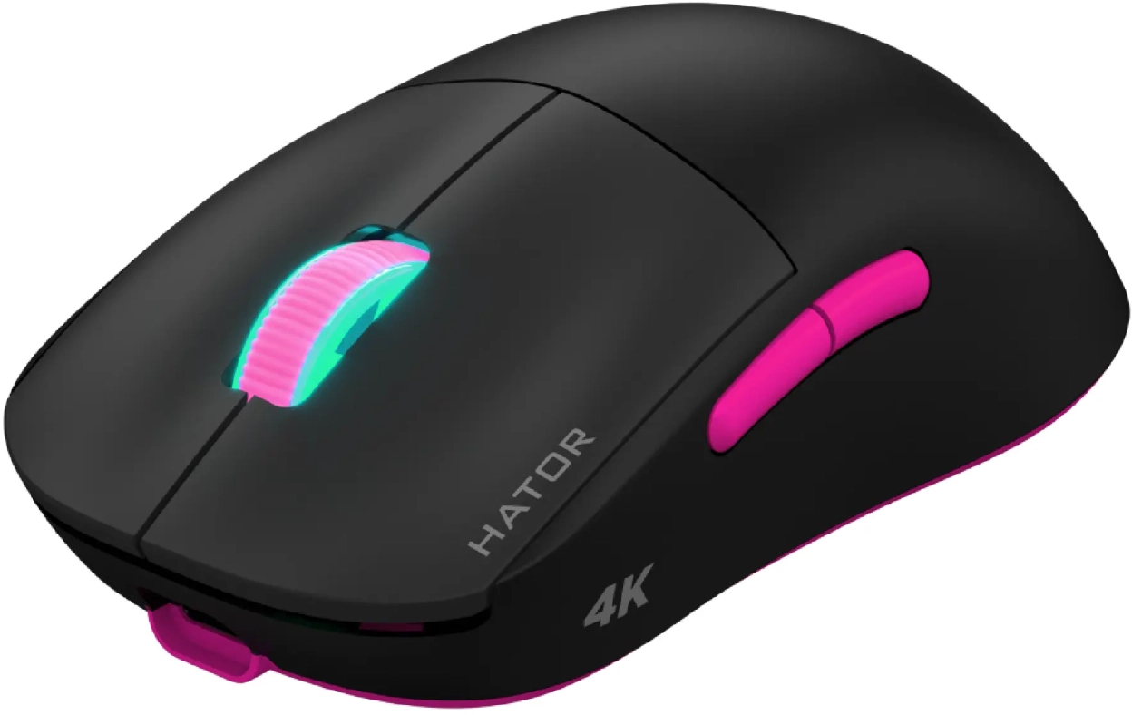 Игровая мышь Hator Quasar 2 Ultra 4K Wireless Black/Pink (HTM570BP) фото2