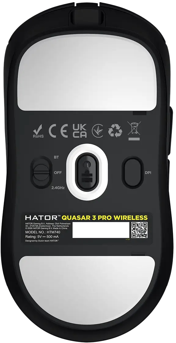 Игровая мышь Hator Quasar 3 Pro Wireless Black (HTM740) фото4