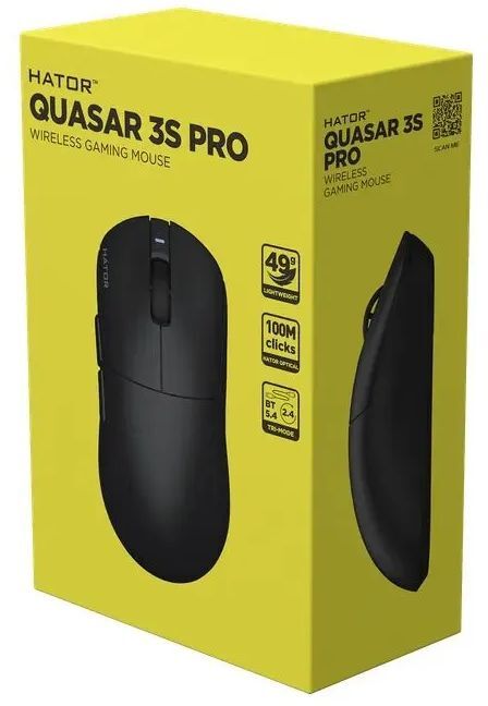 Игровая мышь Hator Quasar 3S Pro Wireless Black (HTM745) фото2