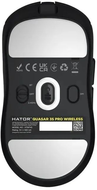 Игровая мышь Hator Quasar 3S Pro Wireless Black (HTM745) фото7