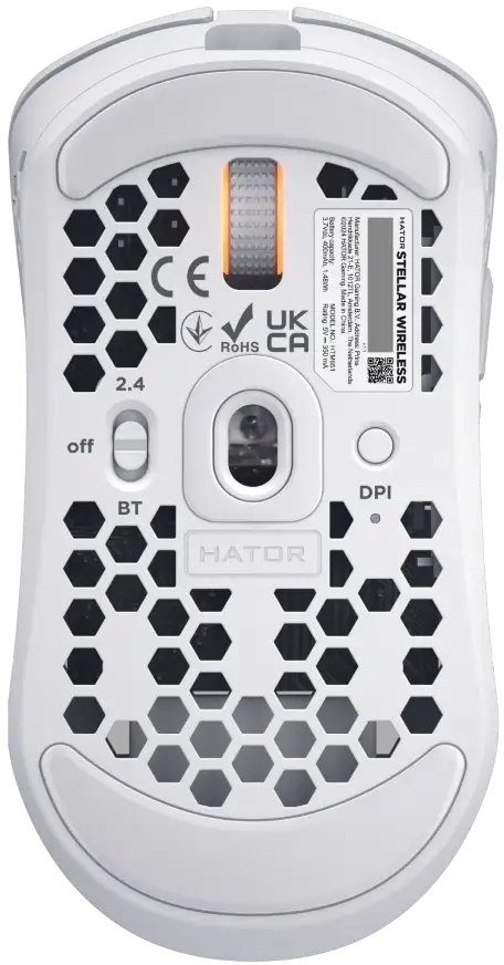 Игровая мышь Hator Stellar Wireless White (HTM651) фото6