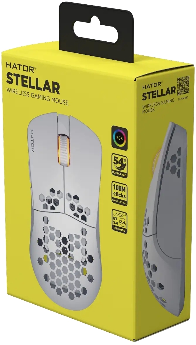 Игровая мышь Hator Stellar Wireless White (HTM651) фото7
