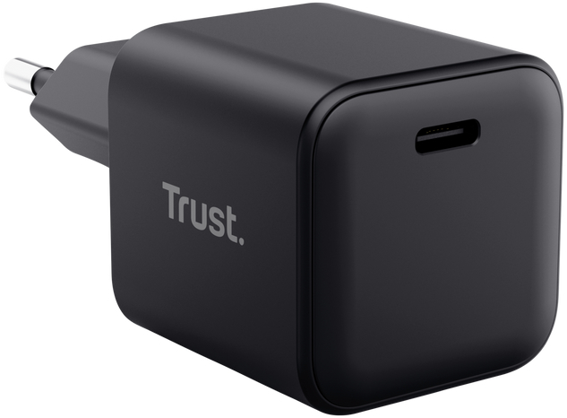 Зарядний пристрій мережевий Trust Maxo 65Вт, GaN, USB-C, PD/PPS, чорний (26046_TRUST) фото2