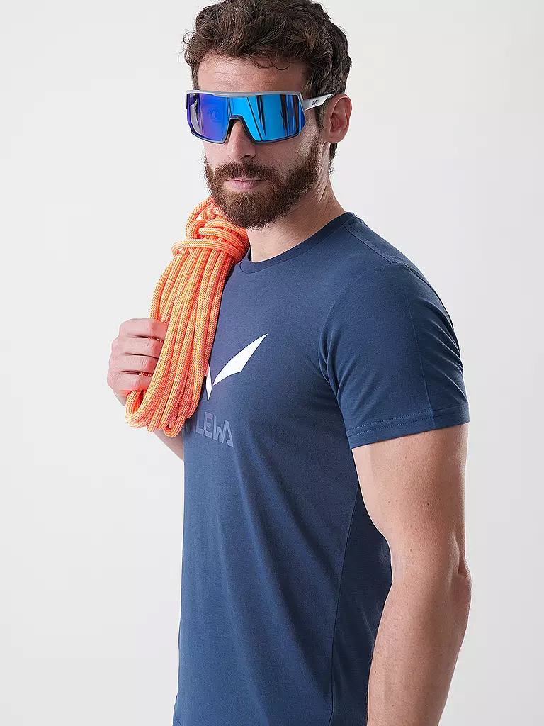 Футболка мужская Salewa Solidlogo Dri-Release 27018-4530 S оранжевая фото5