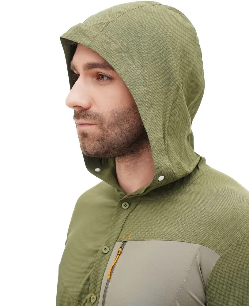 Сорочка чоловіча Turbat Maya Hood Trek XL оливкова фото3