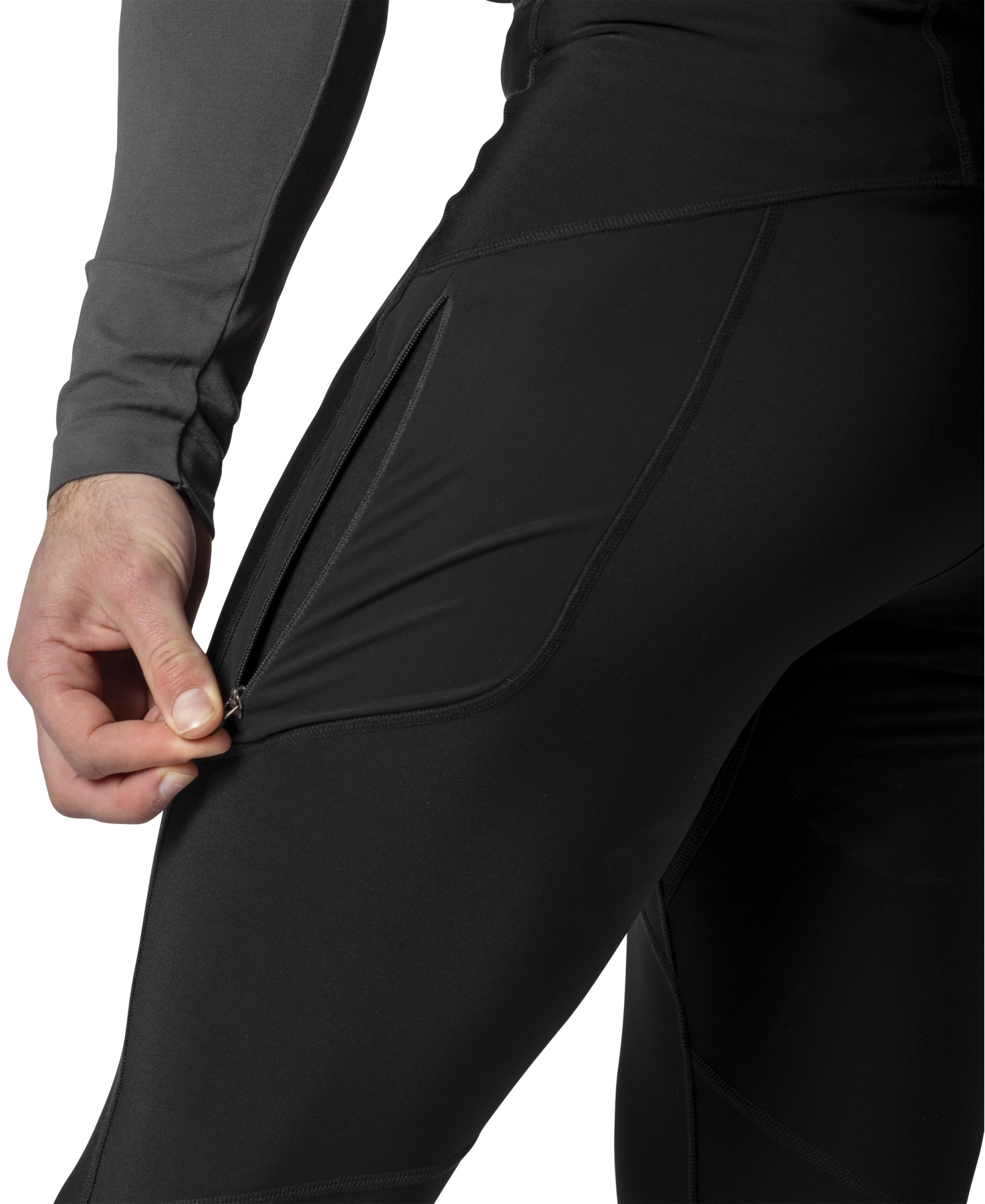 Лосини чоловічі Dynafit Winter Running Tights 71994-0911 M чорні фото5