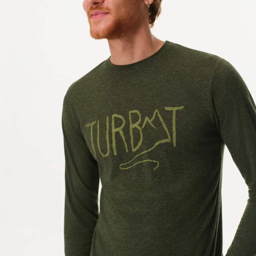 Лонгслив мужской Turbat Magic Logo LS S зеленый фото4