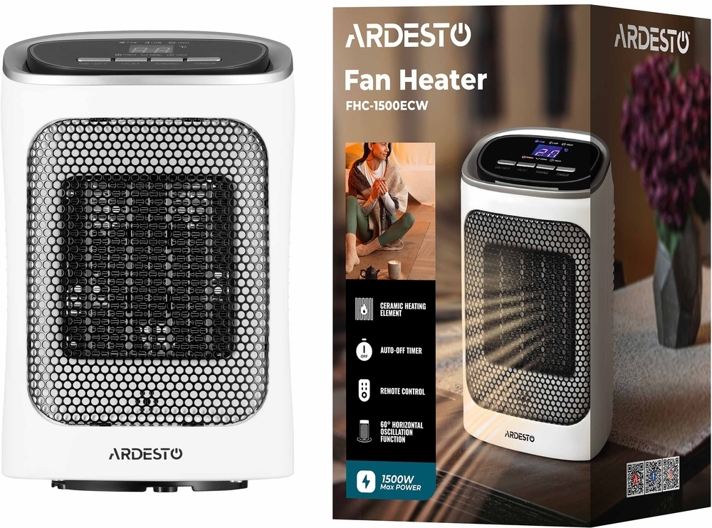Тепловентилятор ARDESTO FHC-1500ECW фото9