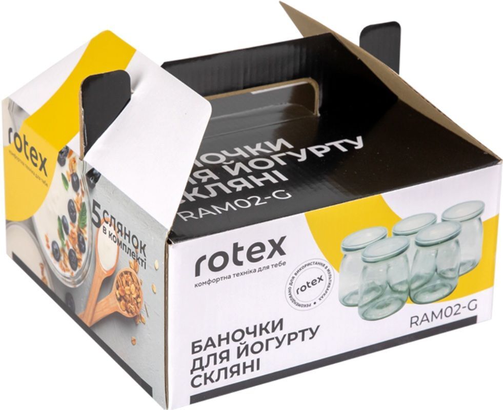 Баночки для приготовления йогурта Rotex RAM02-G фото2