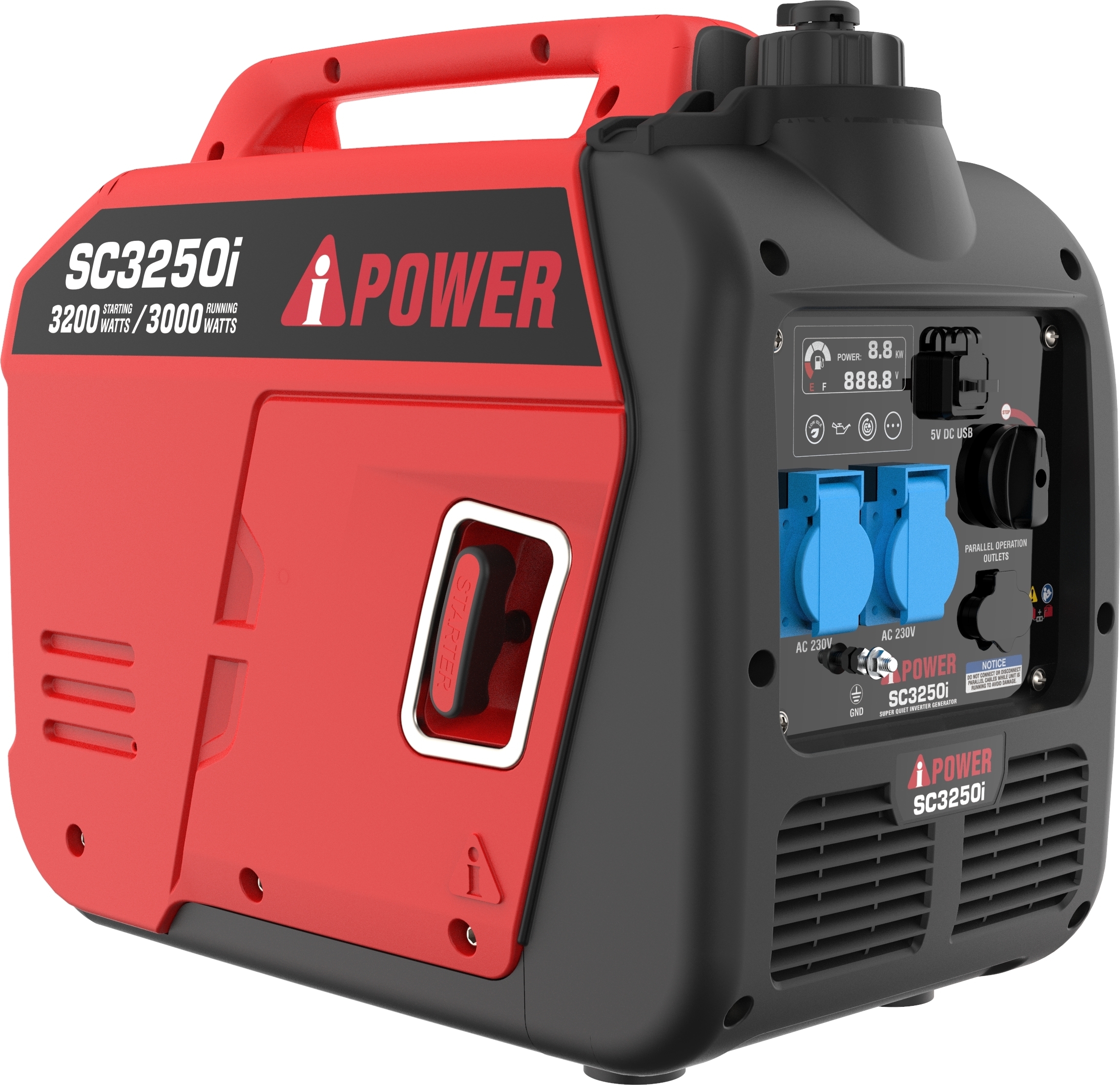 Инверторный генератор A-iPower 3000W (SC3250i) фото2