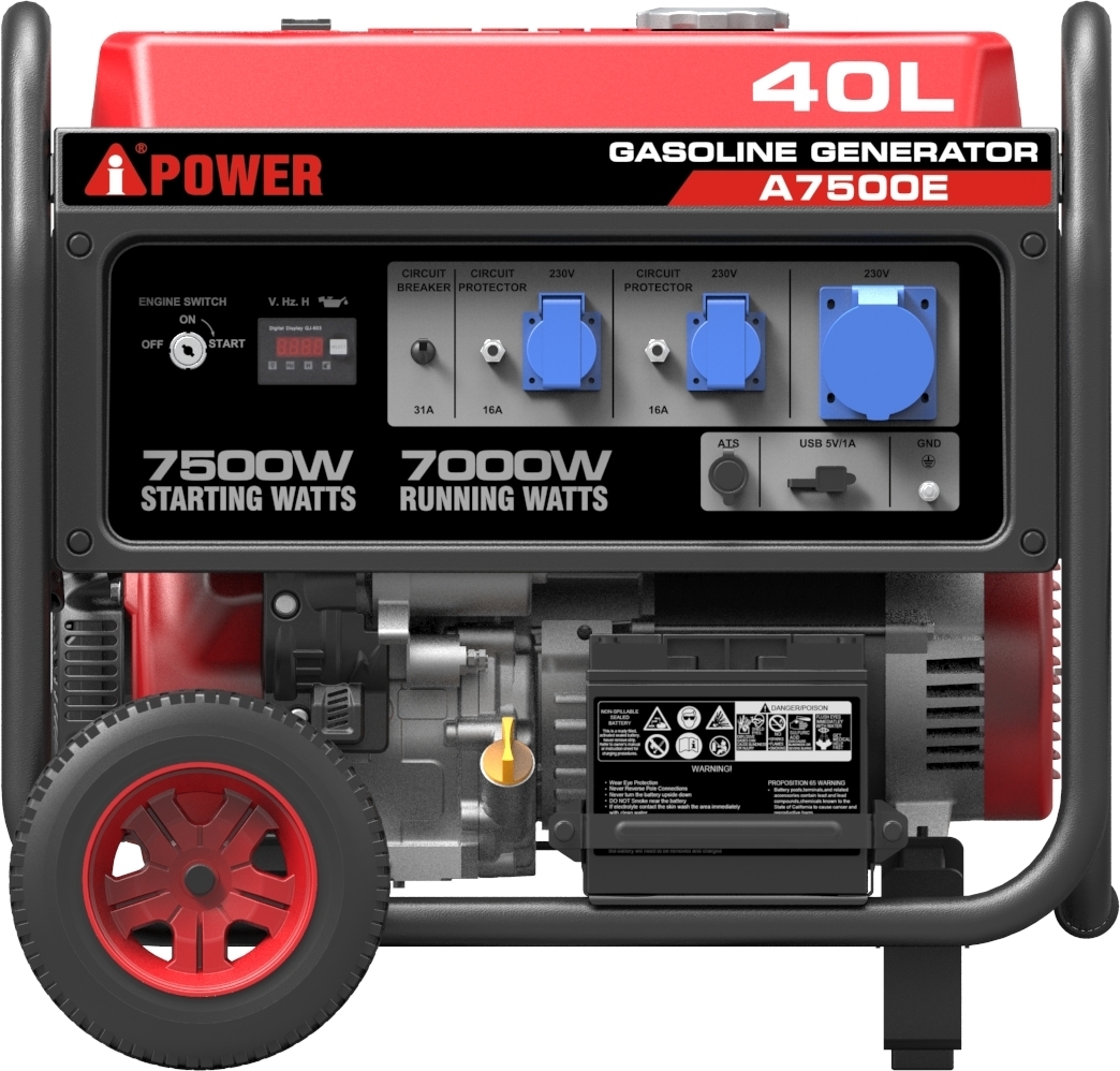 Генератор бензиновий A-IPOWER A7500E 7 кВт (A7500E) фото