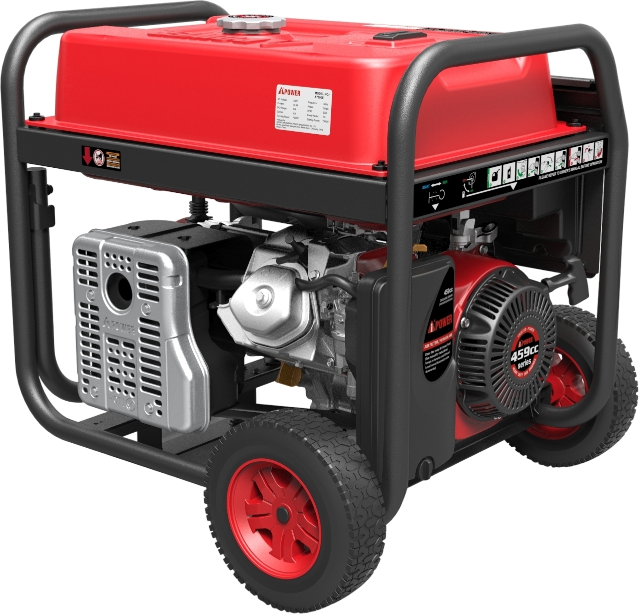 Генератор бензиновий A-IPOWER A7500E 7 кВт (A7500E) фото