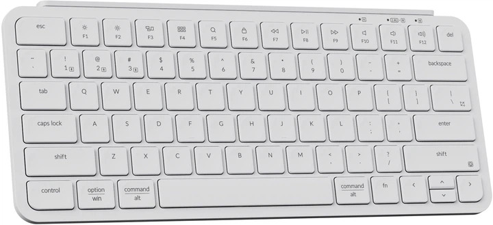 Клавиатура мембрана Keychron B1 Pro USB/WL/BT ivory white (B1P-K8) фото2
