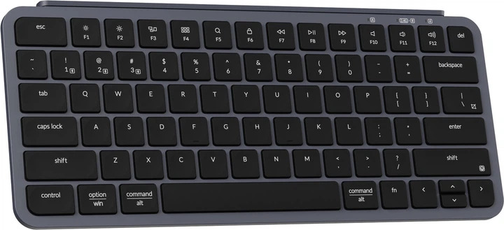 Клавиатура мембрана Keychron B1 Pro USB/WL/BT space gray (B1P-K1) фото2