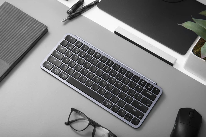 Клавиатура мембрана Keychron B1 Pro USB/WL/BT space gray (B1P-K1) фото8
