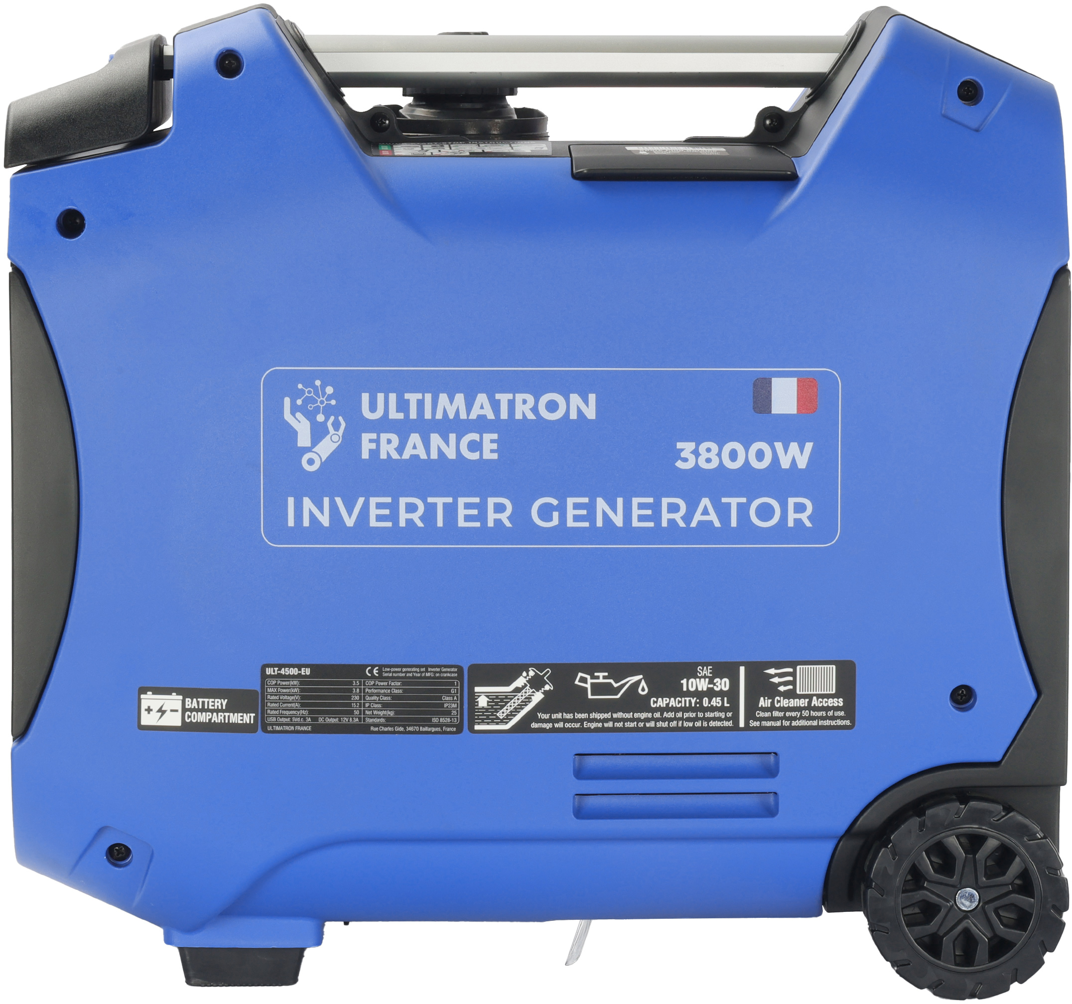 Инверторный генератор Ultimatron 3,5 кВт (ULT-3800-EU) фото12