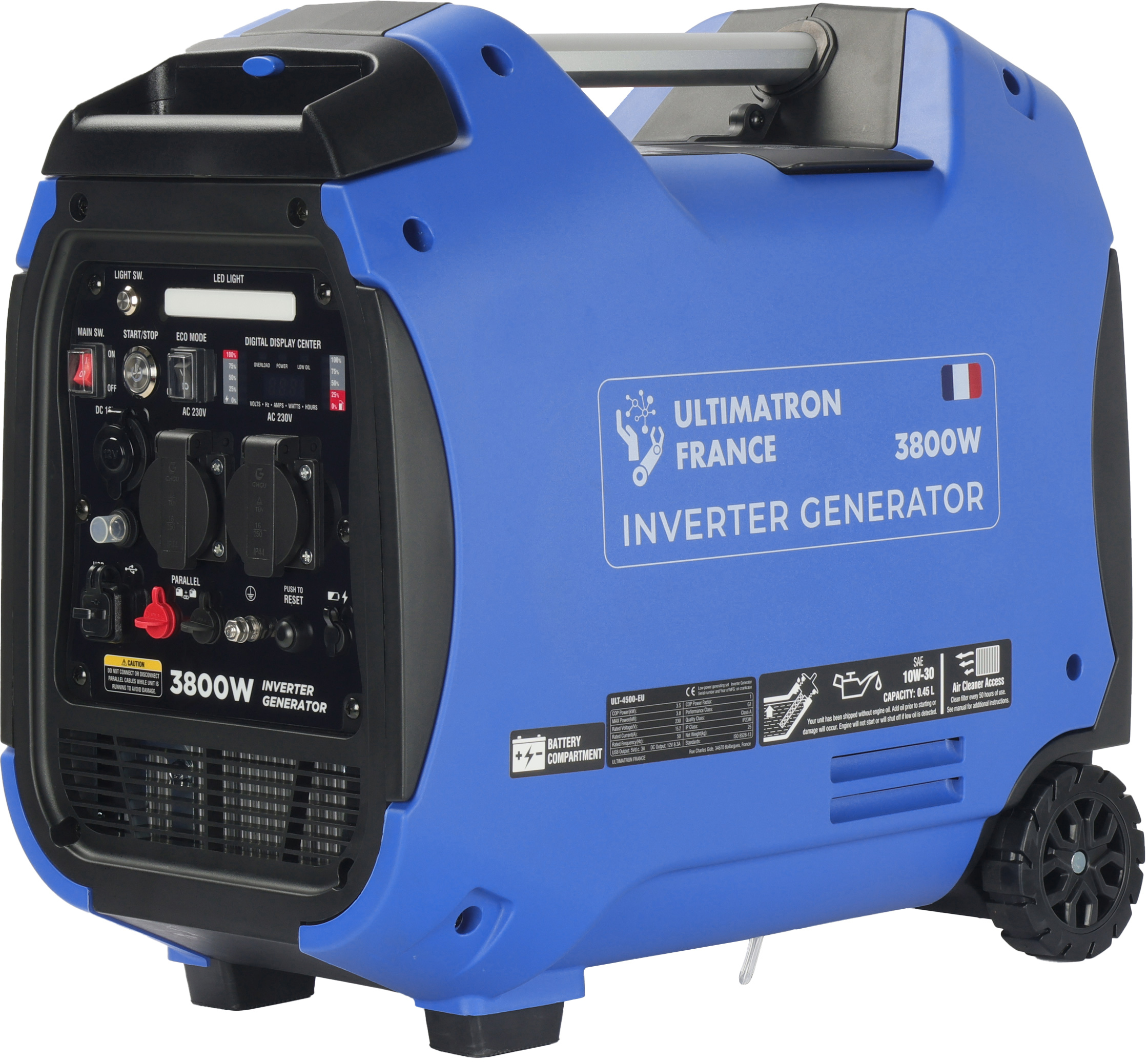 Инверторный генератор Ultimatron 3,5 кВт (ULT-3800-EU) фото4