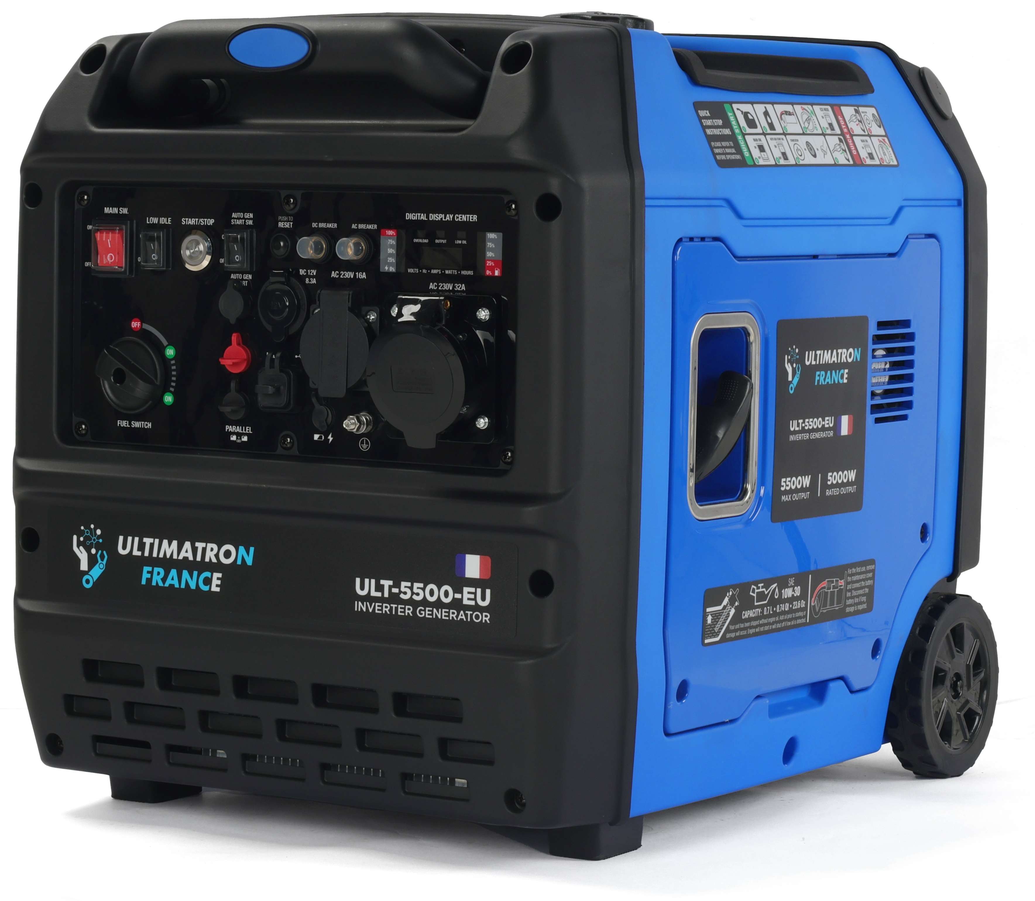 Инверторный генератор Ultimatron 5,0 кВт (ULT-5500-EU) фото4