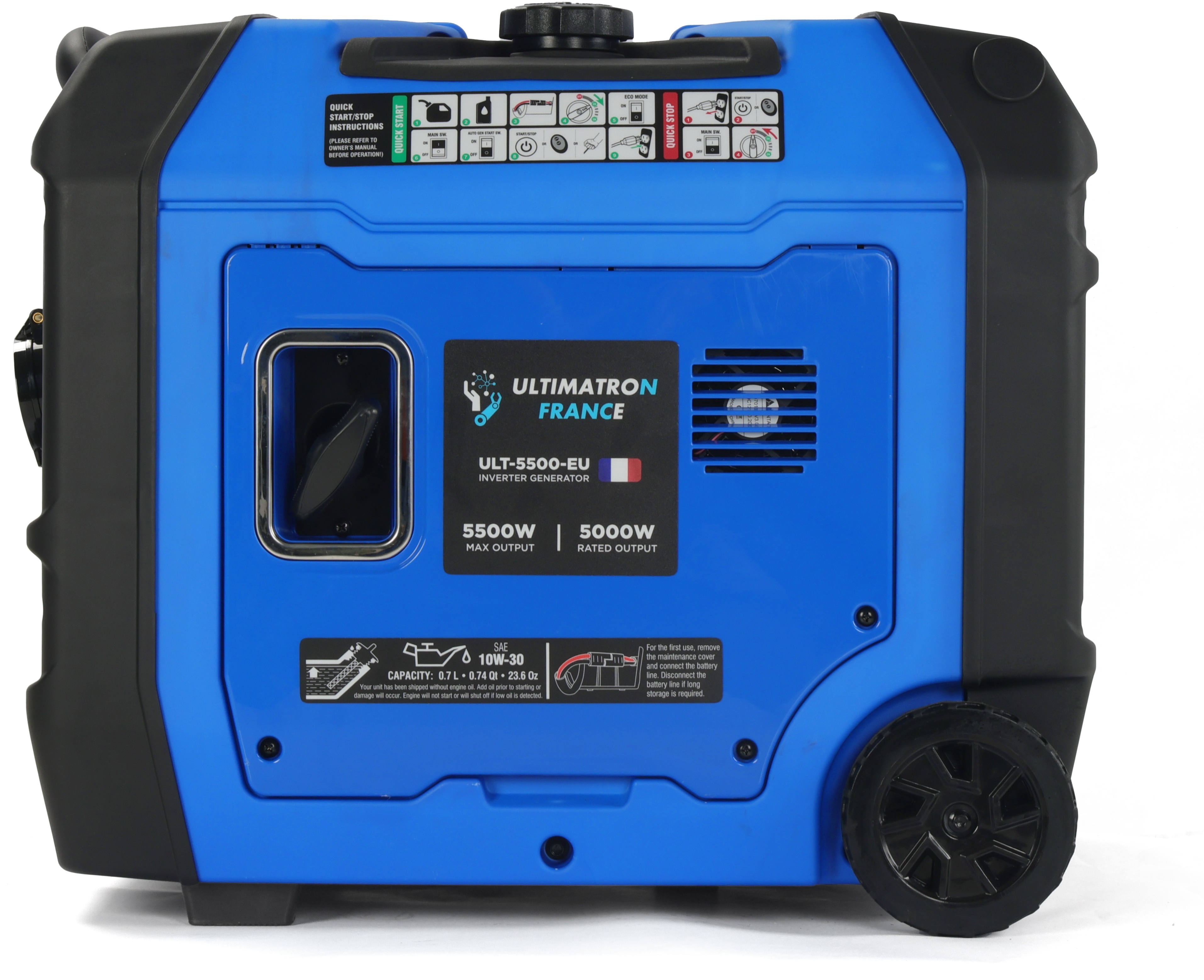 Инверторный генератор Ultimatron 5,0 кВт (ULT-5500-EU) фото10