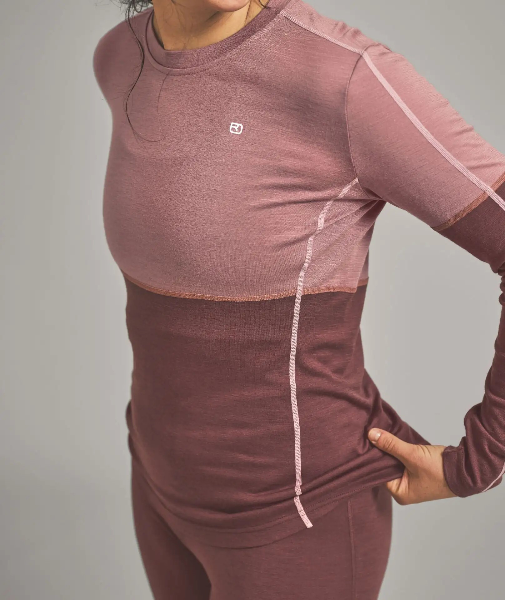 Термолонгслів жіночий Ortovox 185 Rock'n'Wool Long Sleeve S рожевий фото4