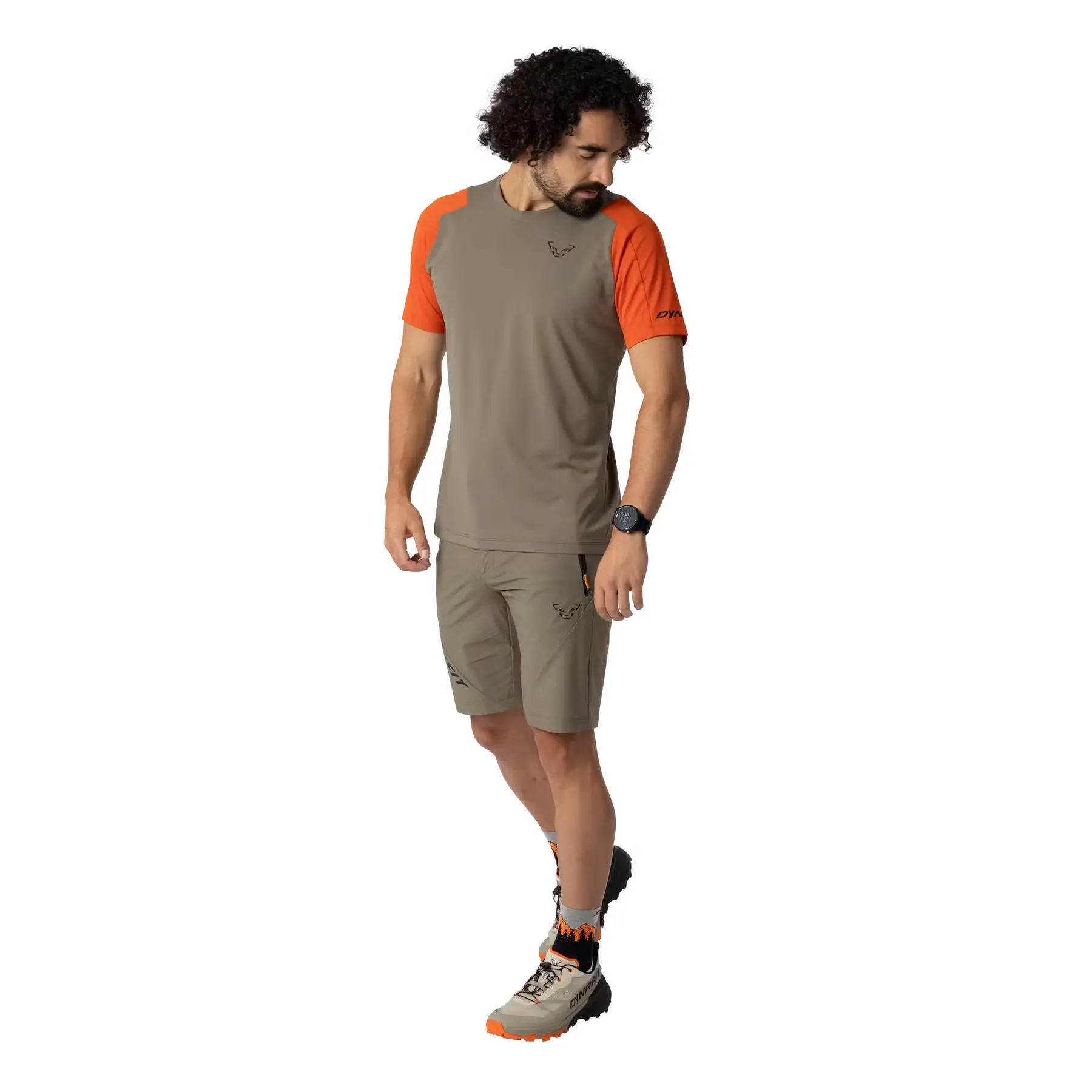 Футболка мужская Dynafit Transalper S/S Tee 71932-5492 XL коричневая фото3