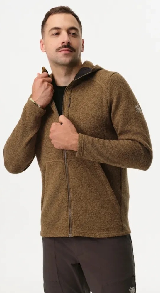 Кофта флисовая мужская Turbat Dreamer Hood 2XL коричневая фото3
