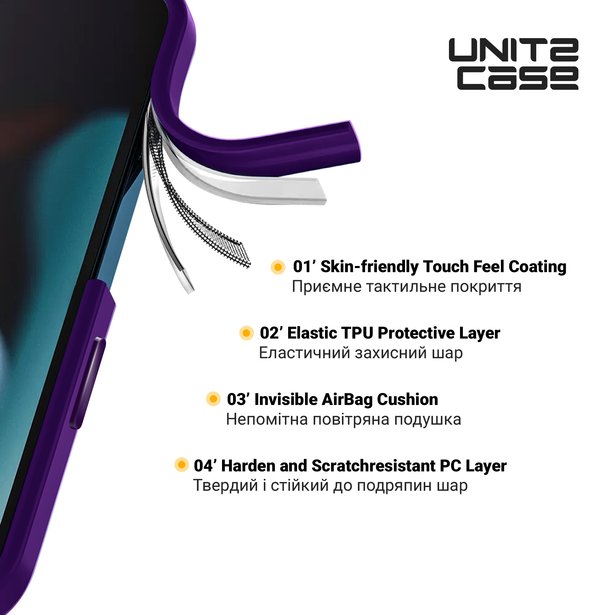 Чехол ArmorStandart UNIT2 для Google Pixel 9 / 9 Pro Purple (ARM80904) фото3