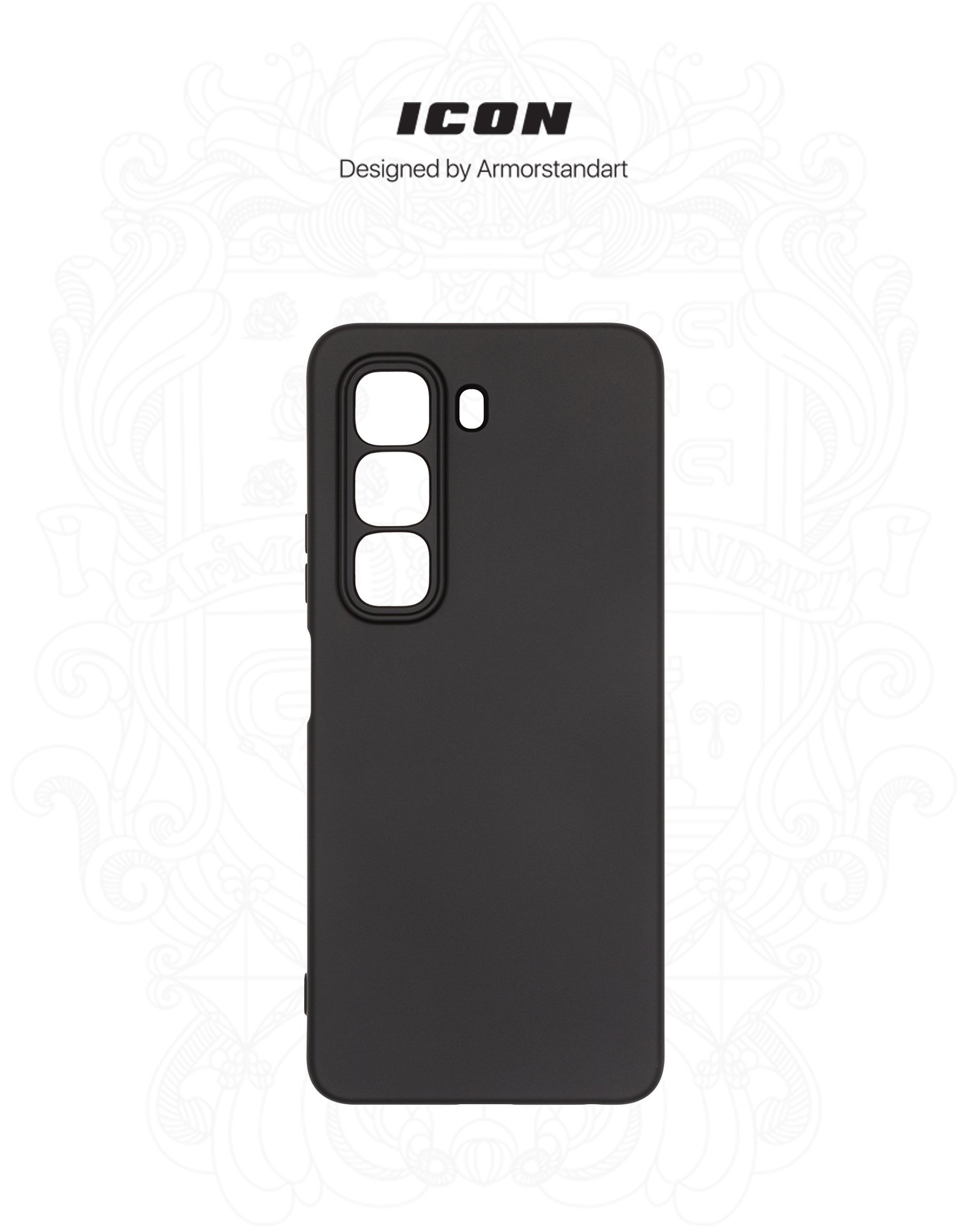 Чехол ArmorStandart ICON для Infinix Hot 50 4G Camera cover Black (ARM80976) фото