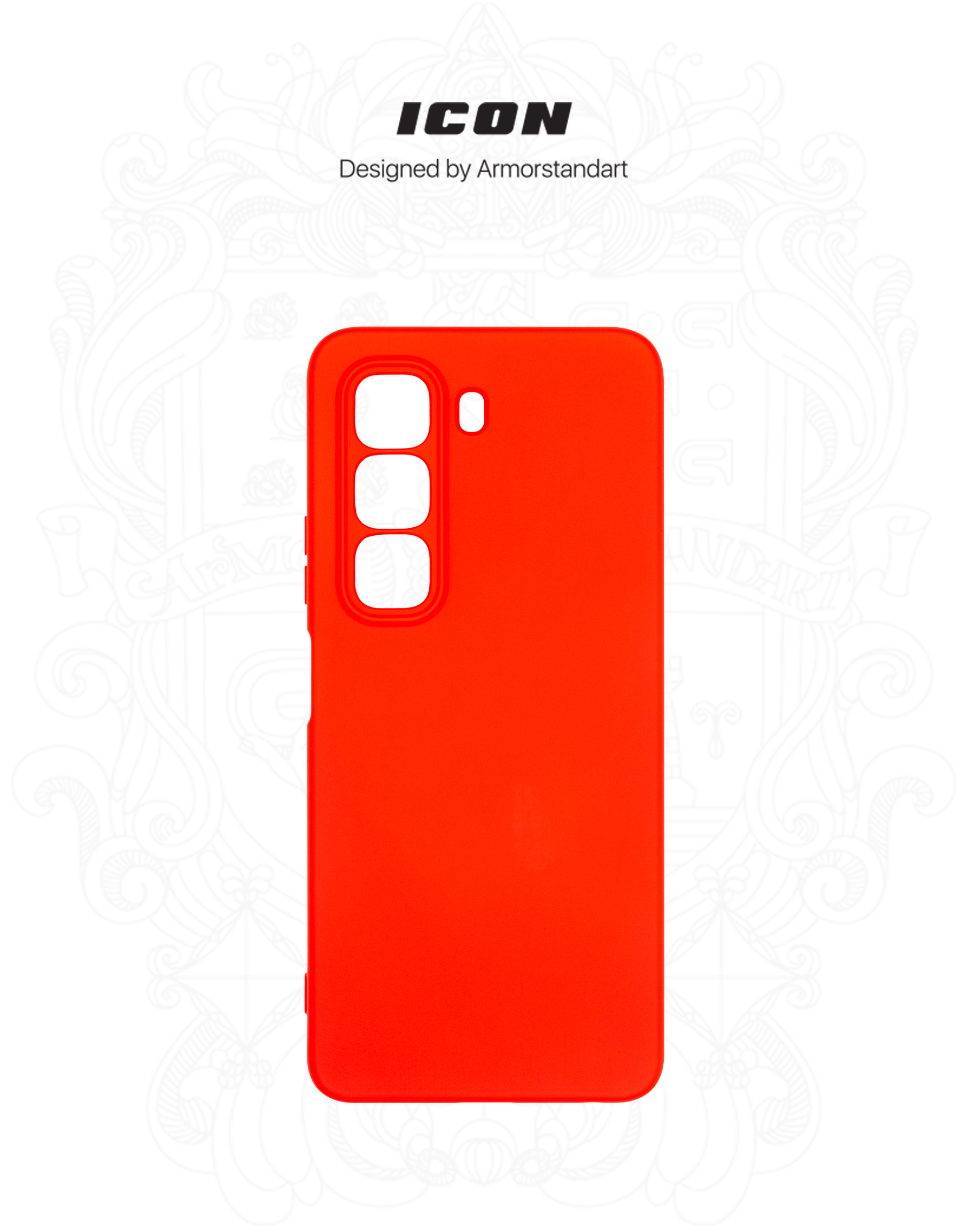 Чехол ArmorStandart ICON для Infinix Hot 50 4G Camera cover Red (ARM80978) фото
