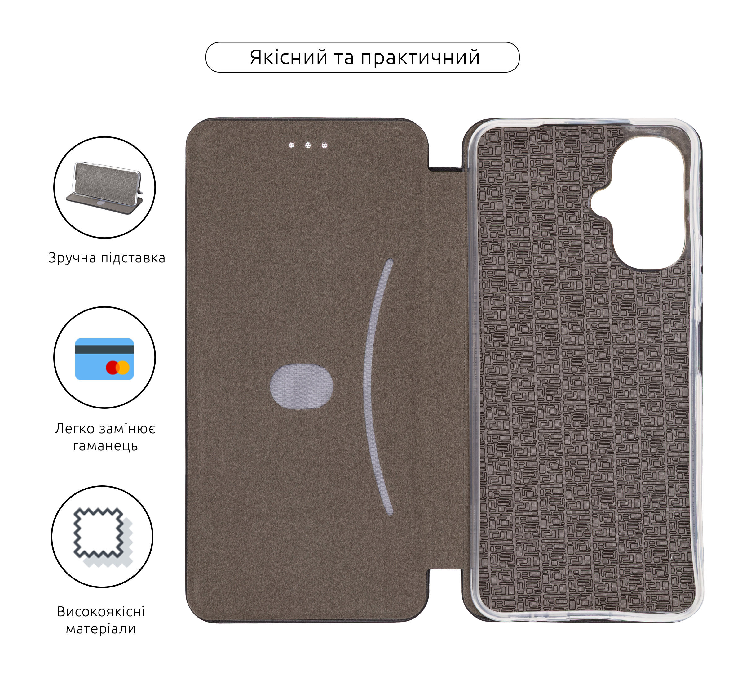 Чехол-книжка ArmorStandart G-Case для Infinix Smart 10 4G Black (ARM87147) фото
