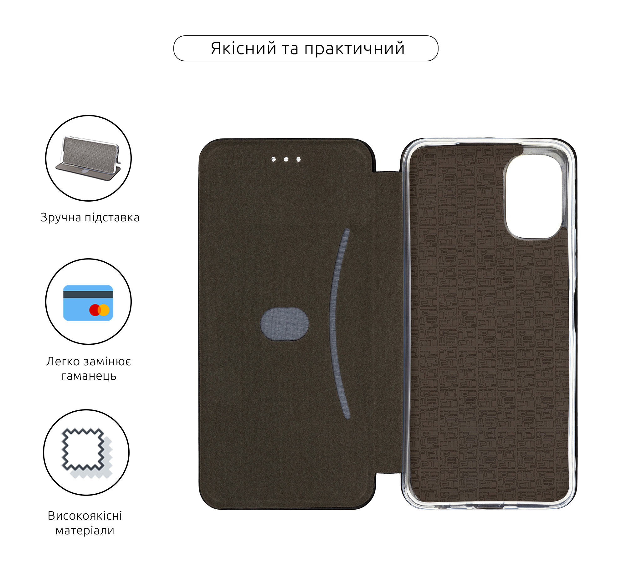 Чехол-книжка ArmorStandart G-Case для Tecno Spark 9 Pro (KH7n) Black (ARM68955) фото