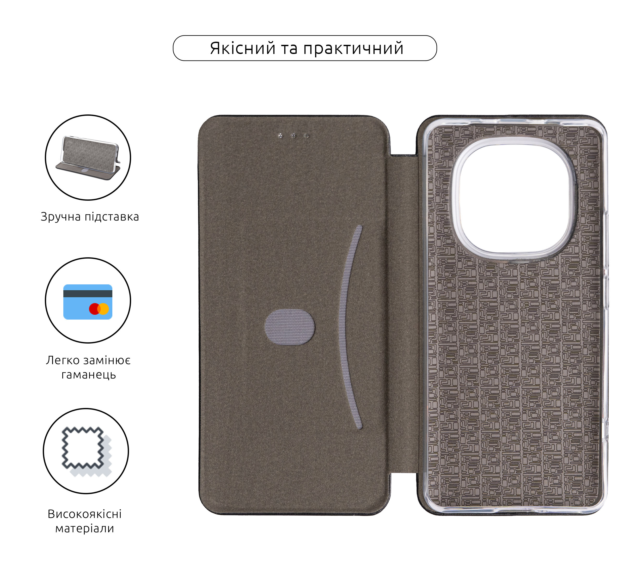 Чехол-книжка ArmorStandart G-Case для Xiaomi Redmi Note 15 4G Black (ARM89695) фото