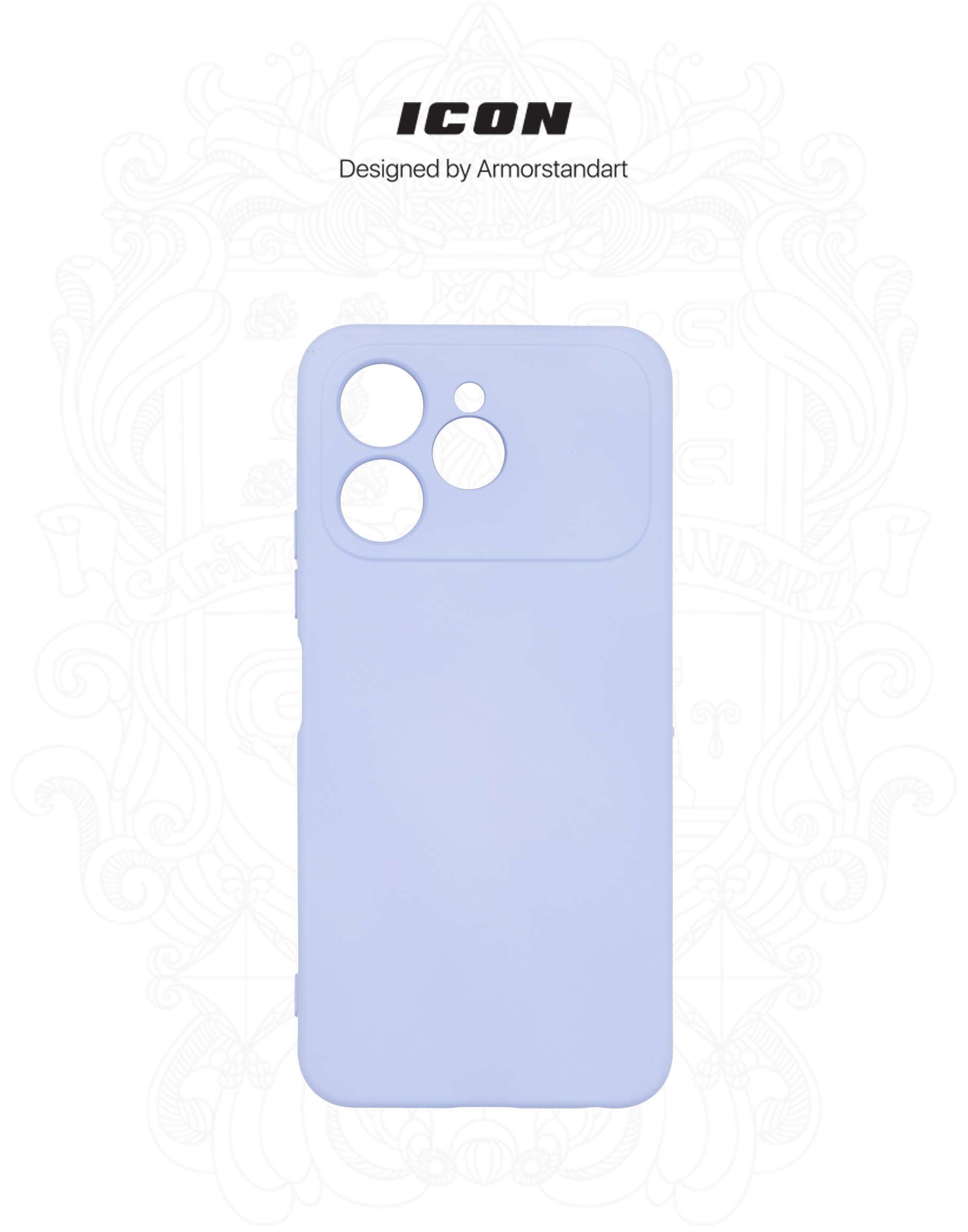 Чехол ArmorStandart ICON для Tecno Spark 40 4G Camera cover Lavender (ARM87937) фото3