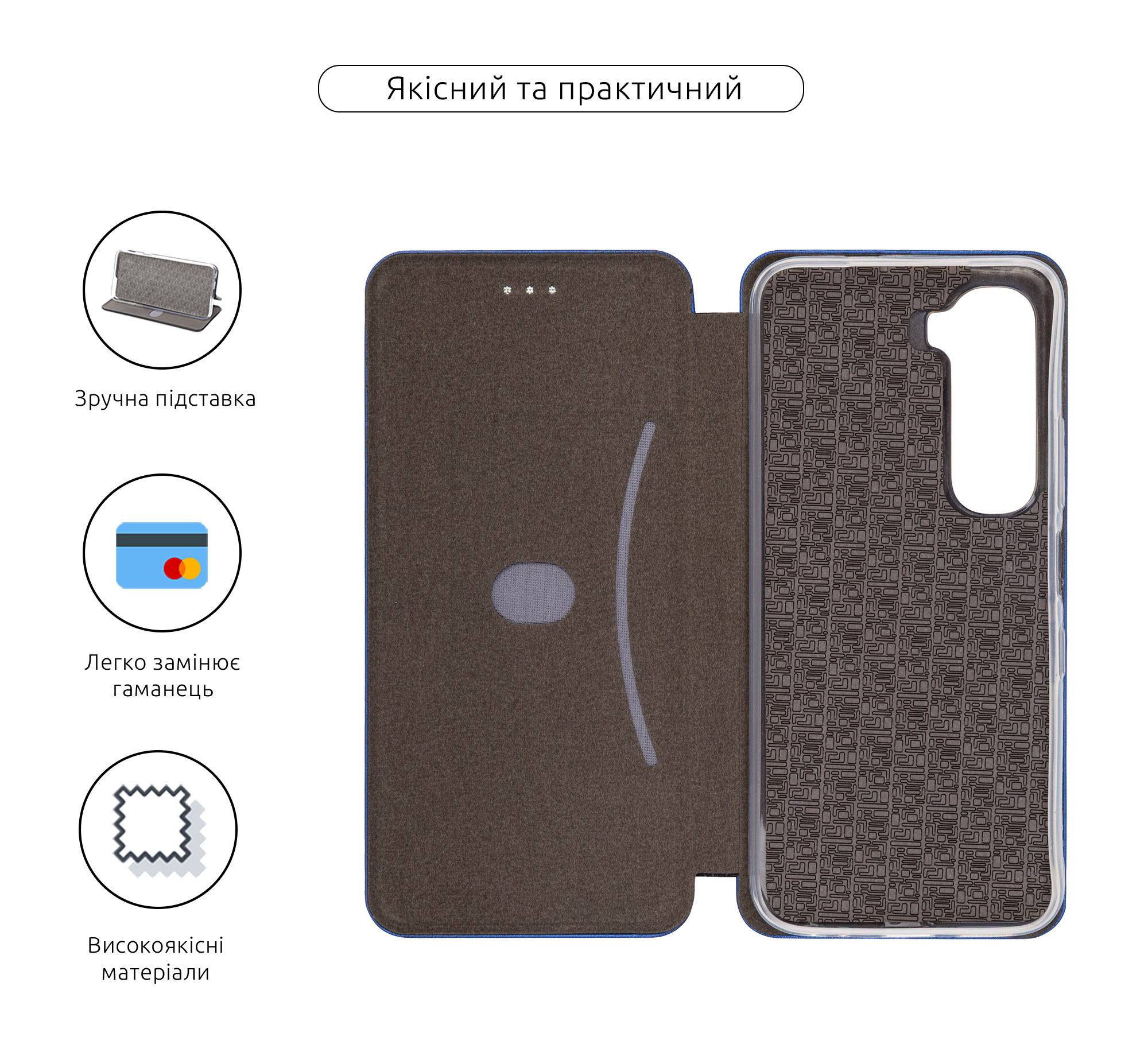 Чехол-книжка ArmorStandart G-Case для Infinix Hot 60 5G Blue (ARM88254) фото