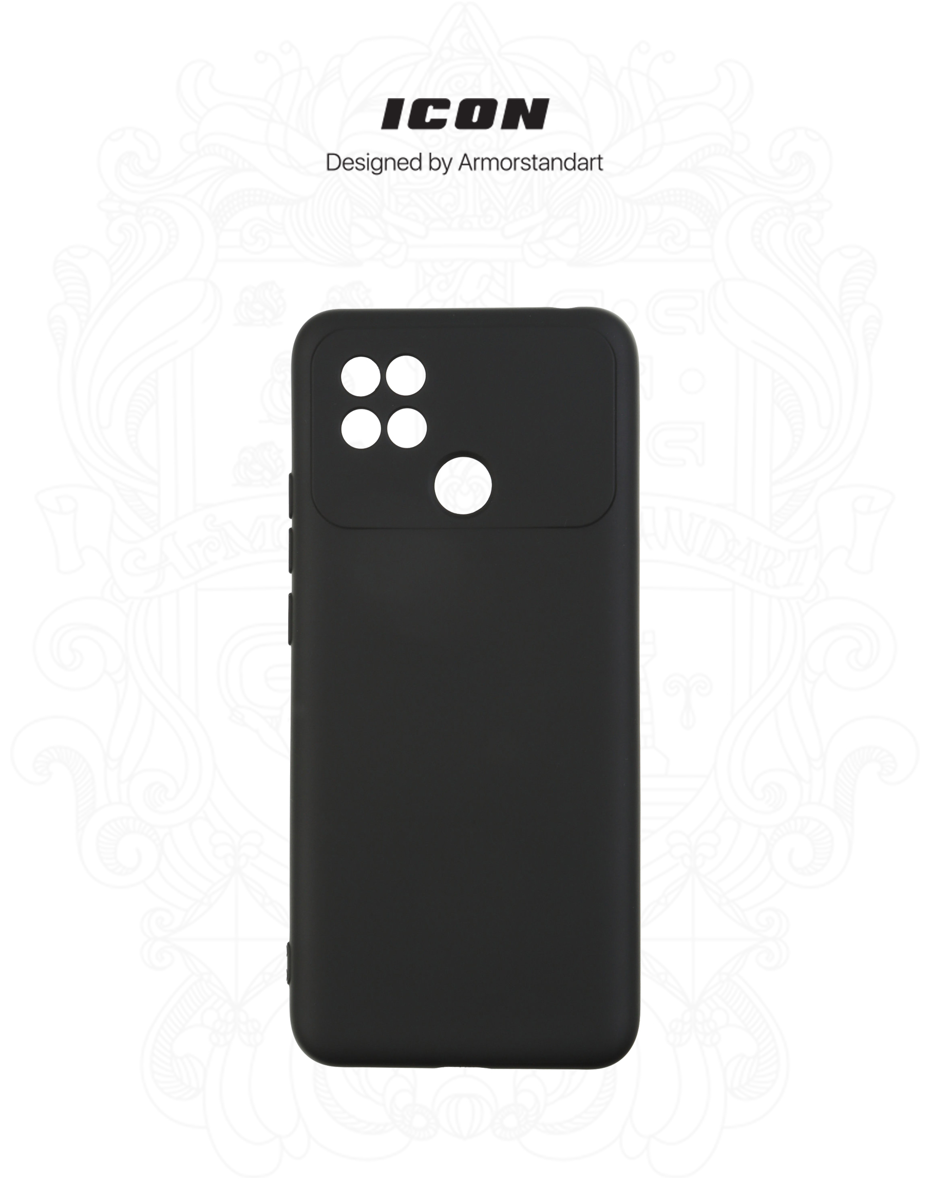 Чехол ArmorStandart ICON для Xiaomi Poco C40 Camera cover Black (ARM62672) фото