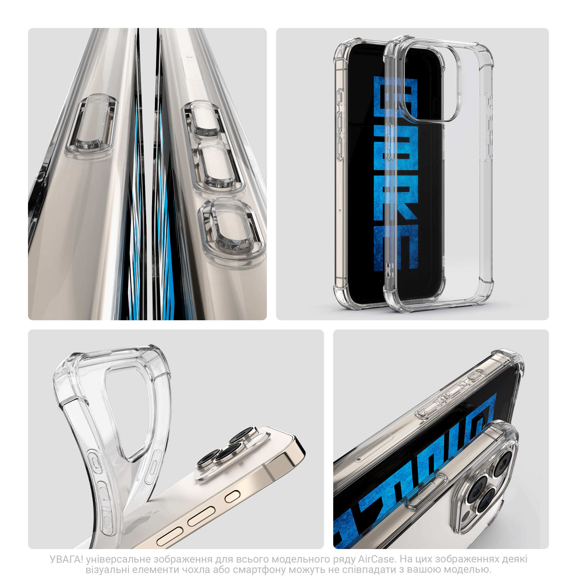 Чехол ArmorStandart Air Force для Xiaomi Poco F6 Clear (ARM73536) фото4