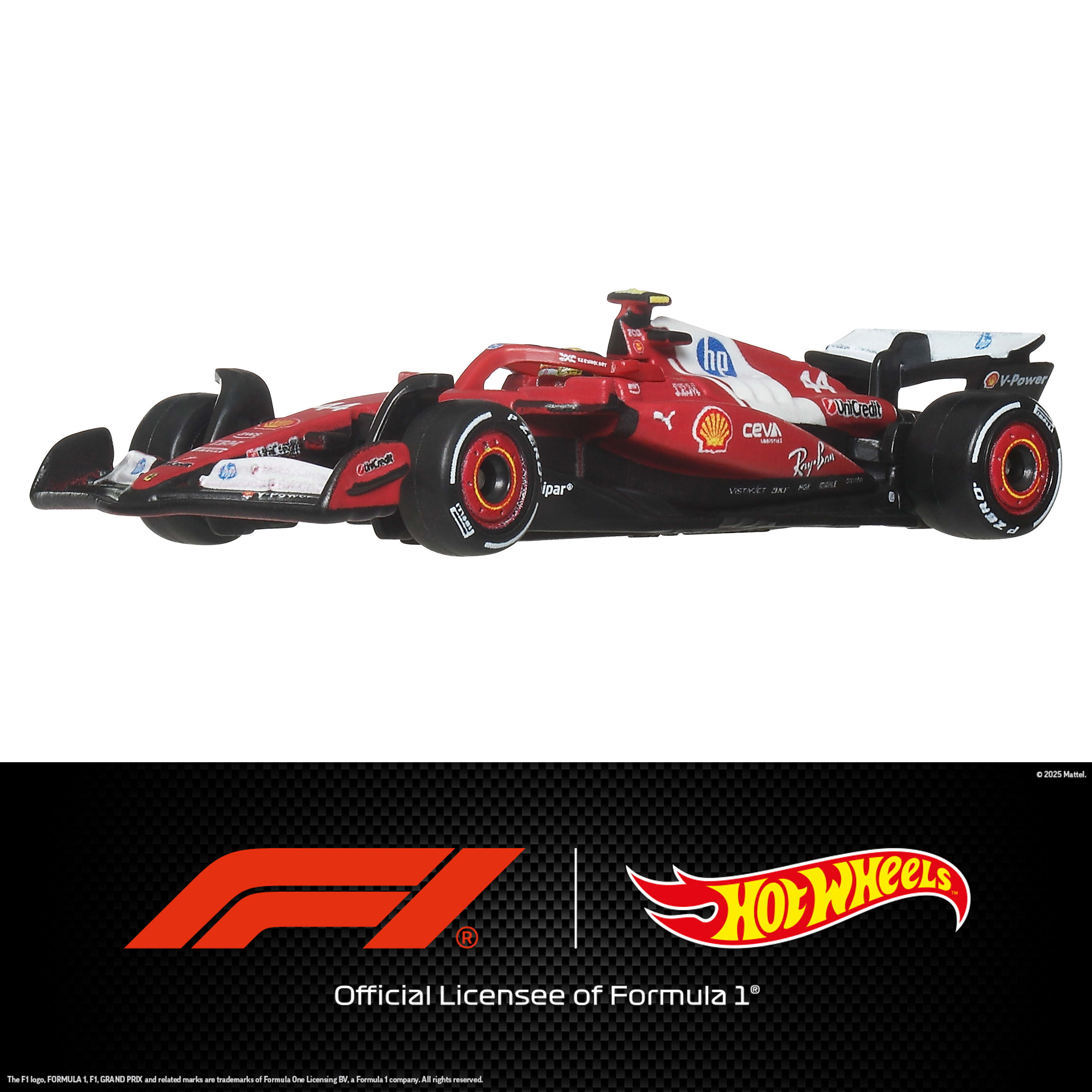 Коллекционный болид Ferrari Lewis Hamilton #44 Formula 1 Hot Wheels (JKD86) фото6