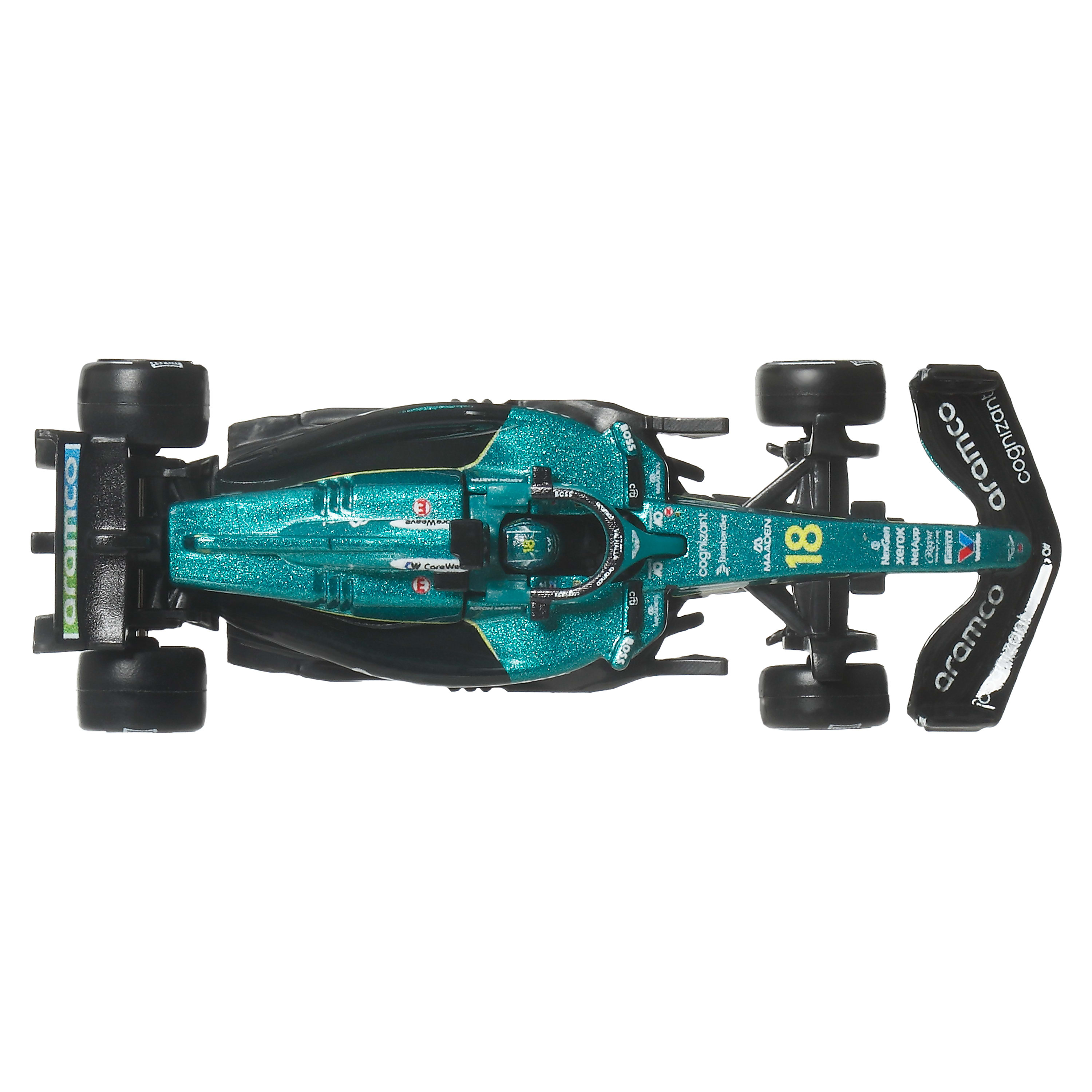 Коллекционный болид Aston Martin Lance Stroll #18 Formula 1 Hot Wheels (JKD87) фото2